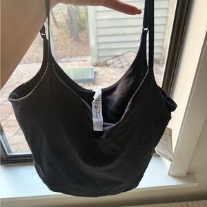 lululemon athletica Black Cropped Cami Tank - Align Series